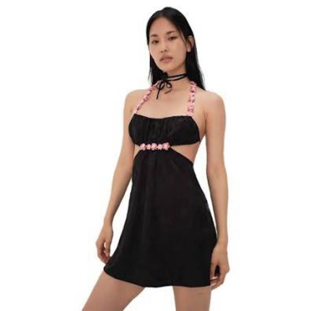 For-love-lemons Women's Black Dress